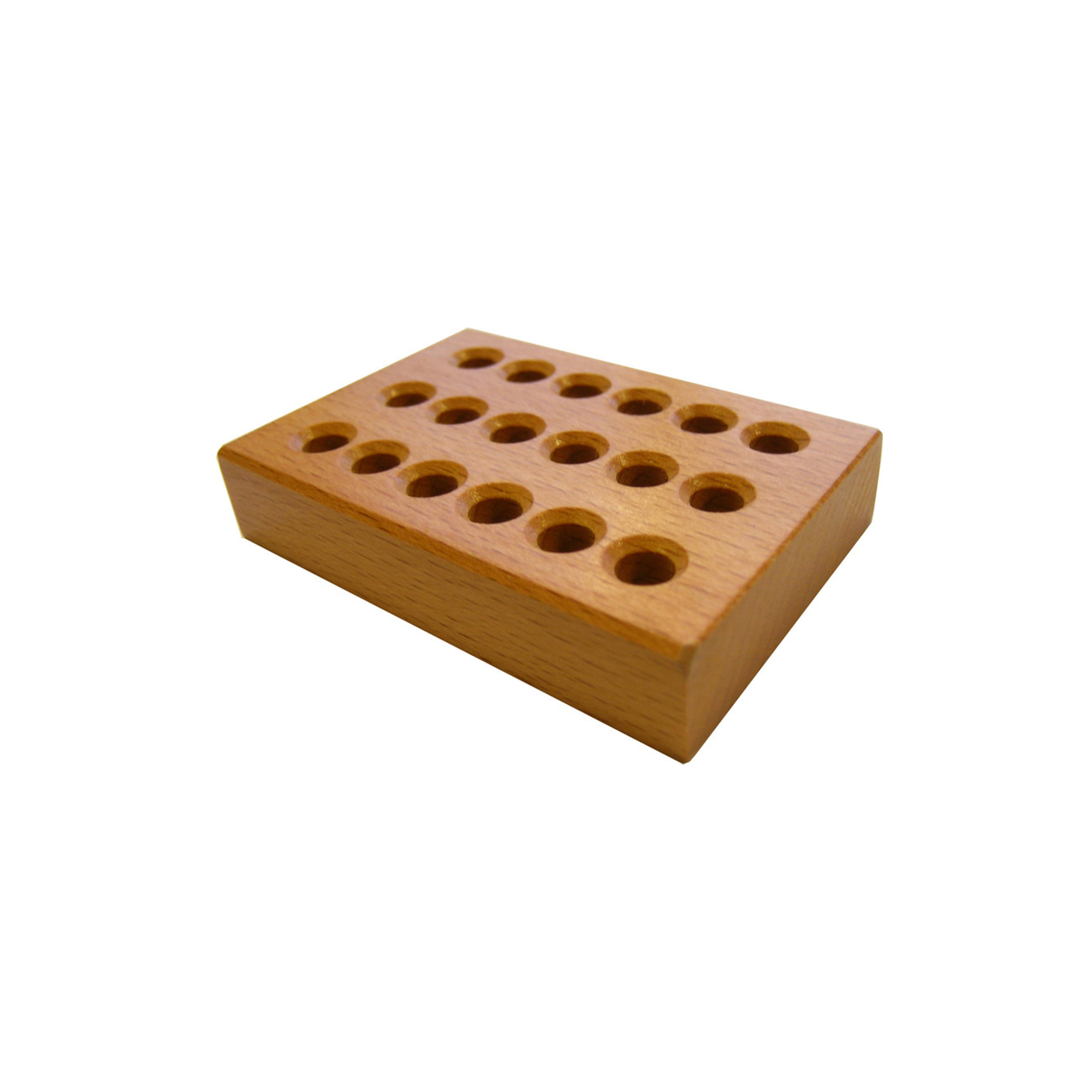 Small wooden storage plate for knives