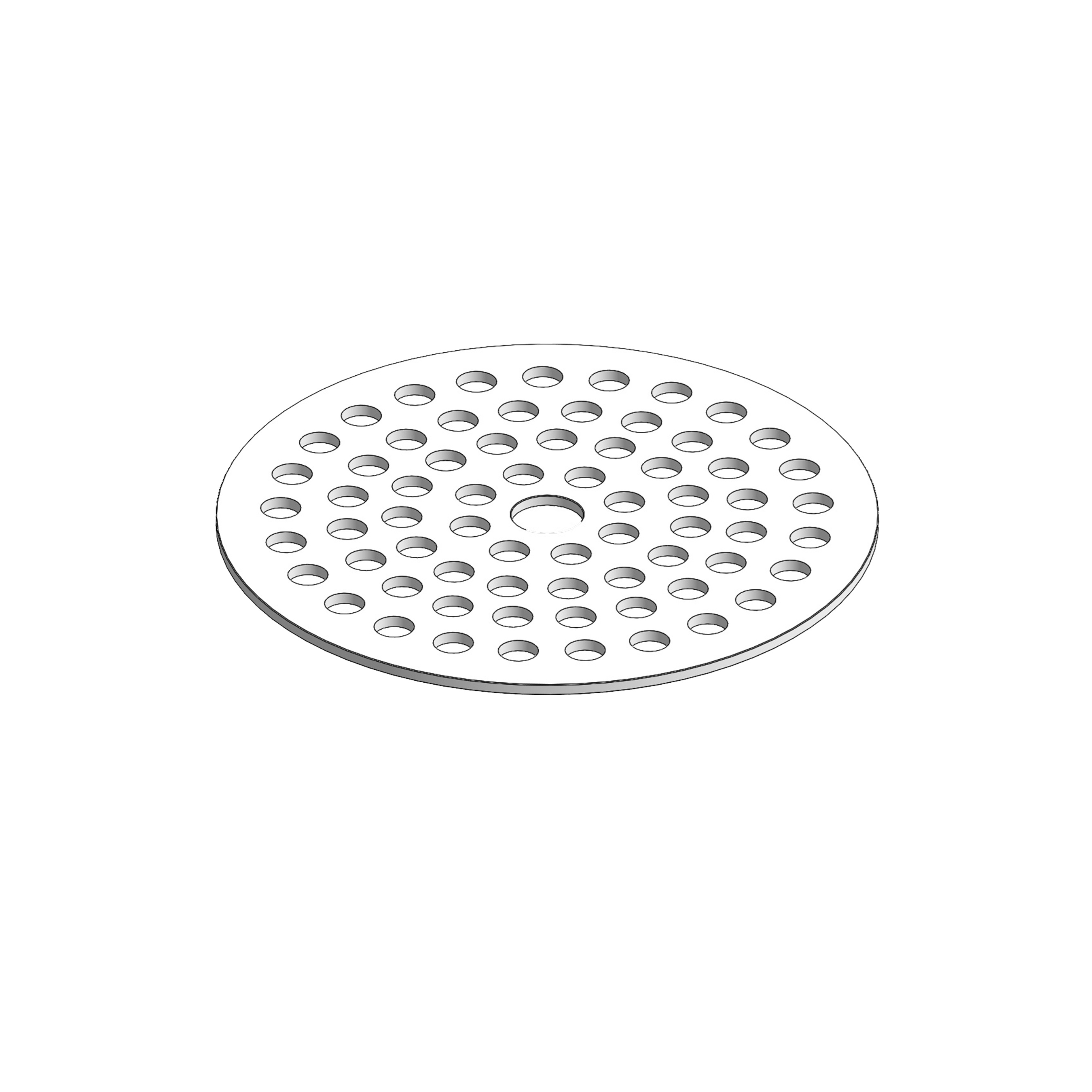 Couvercle Ø 82 mm, Ø trous 5.00 mm, pour gamme PA 450-10