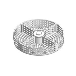 Panier de lavage Ø 82.00 mm, 4 séparations, Ø trous 3.00 mm