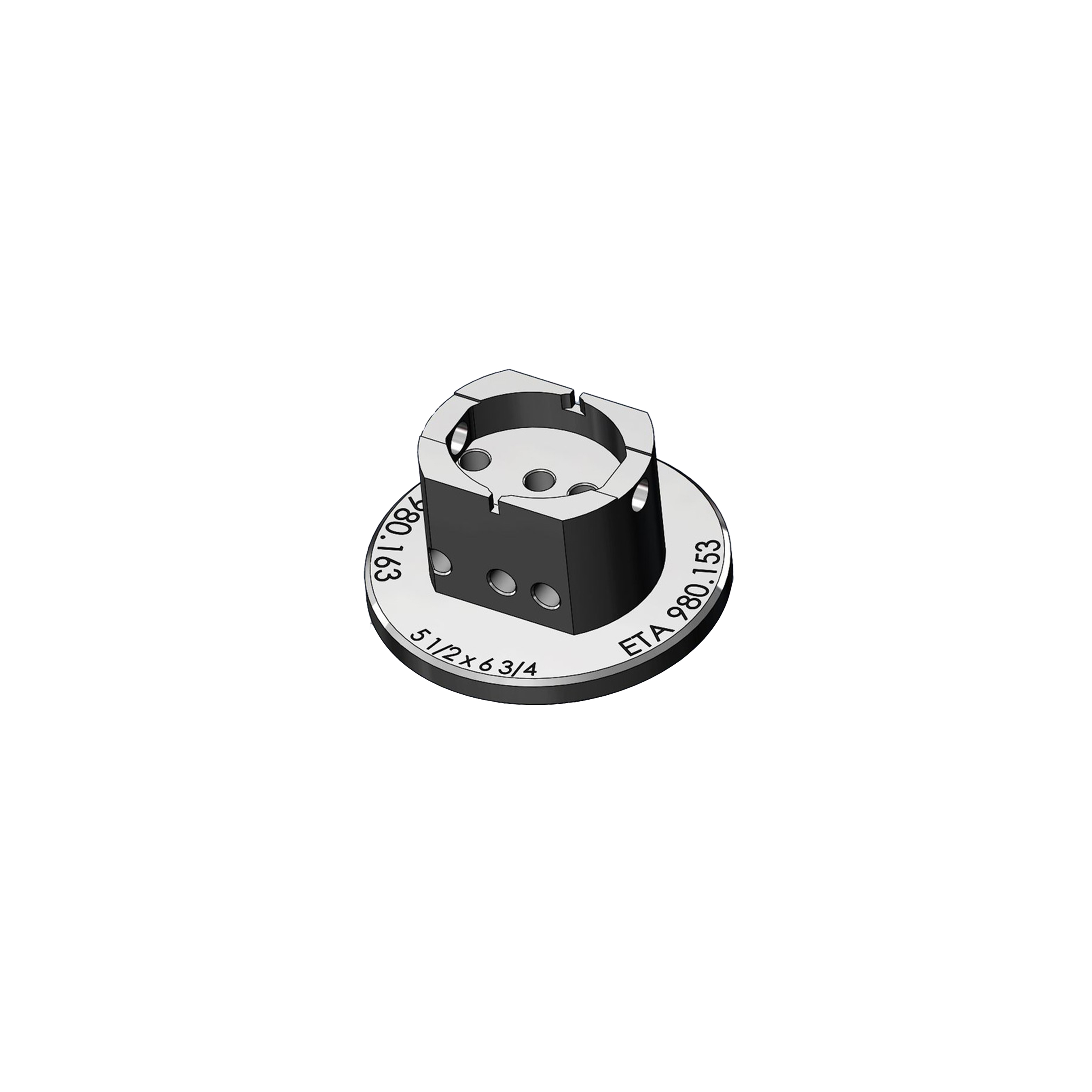 Porte-mouvement 5 1/2 – 6 3/4 ETA 980.153 et 980.163