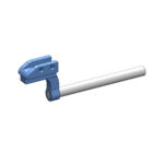 Handwheel support and shaft
