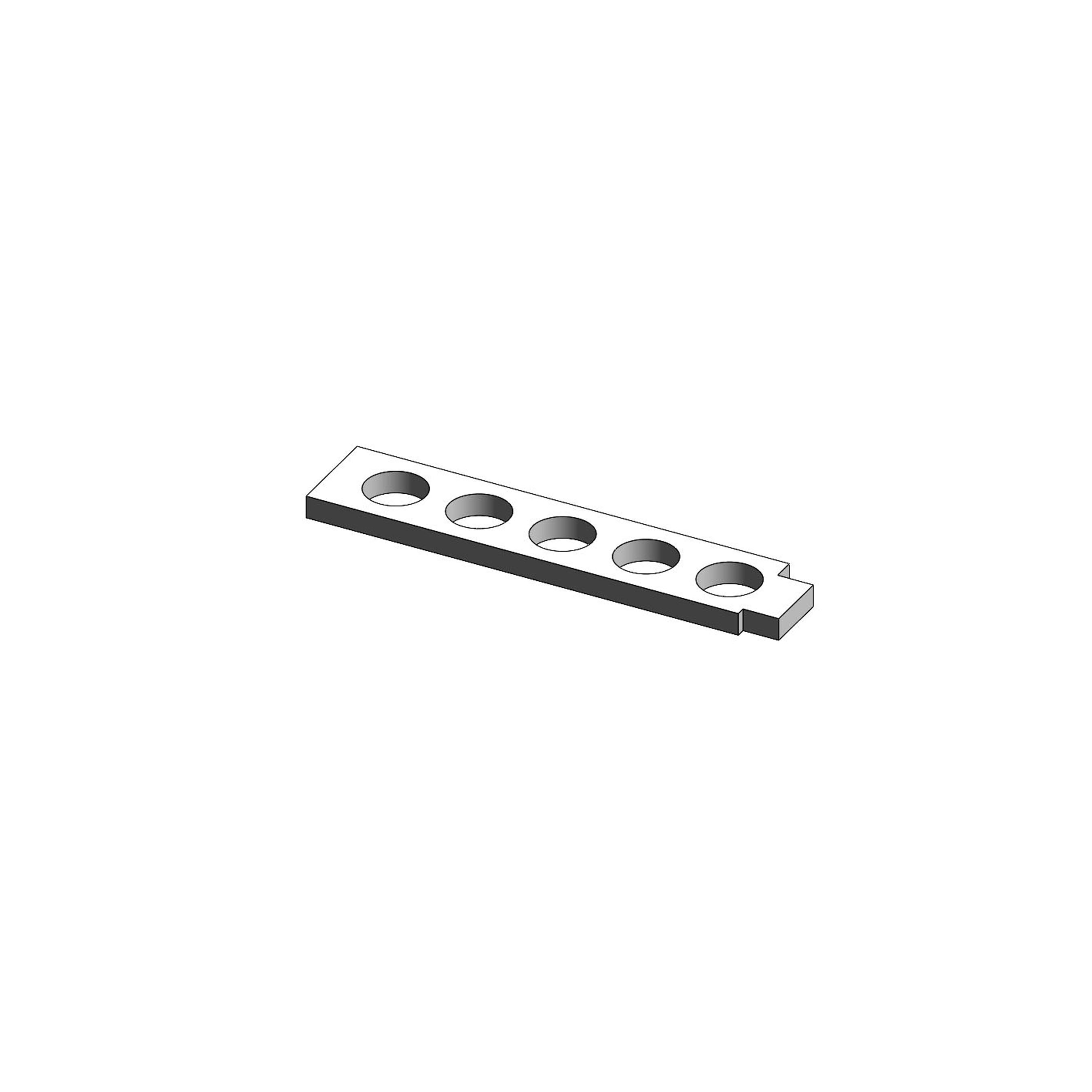 Partition segment, hole Ø 4.00 mm, for PA 450-01 range